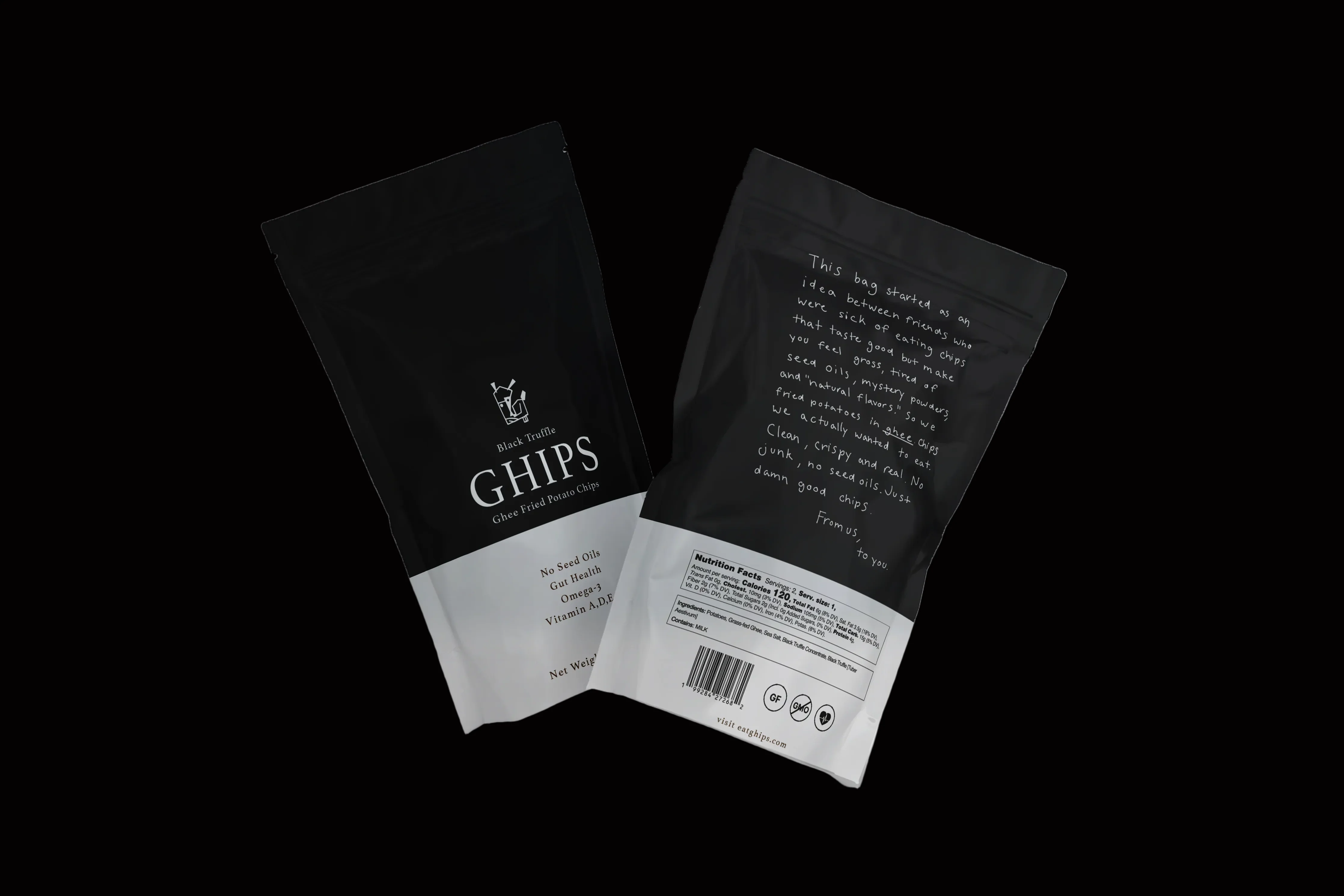 GHIPS - Ghee Potato Chips - Black Truffle - Image 3