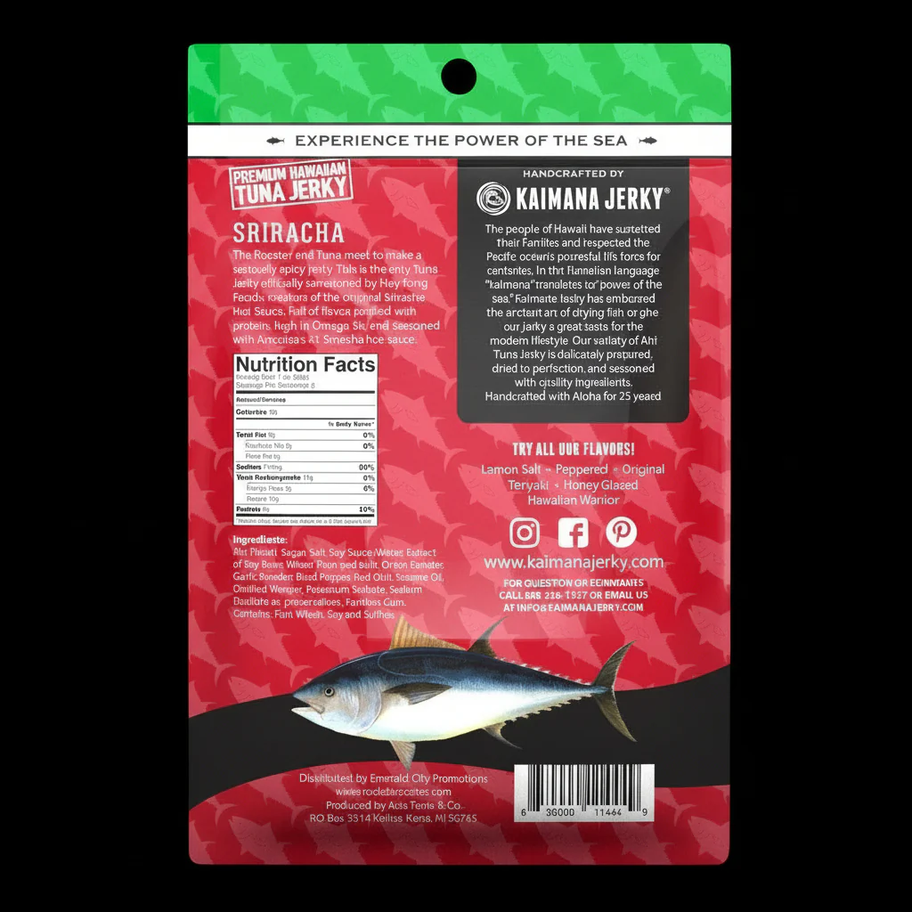 Kaimana Sriracha Ahi Tuna Jerky - Image 3