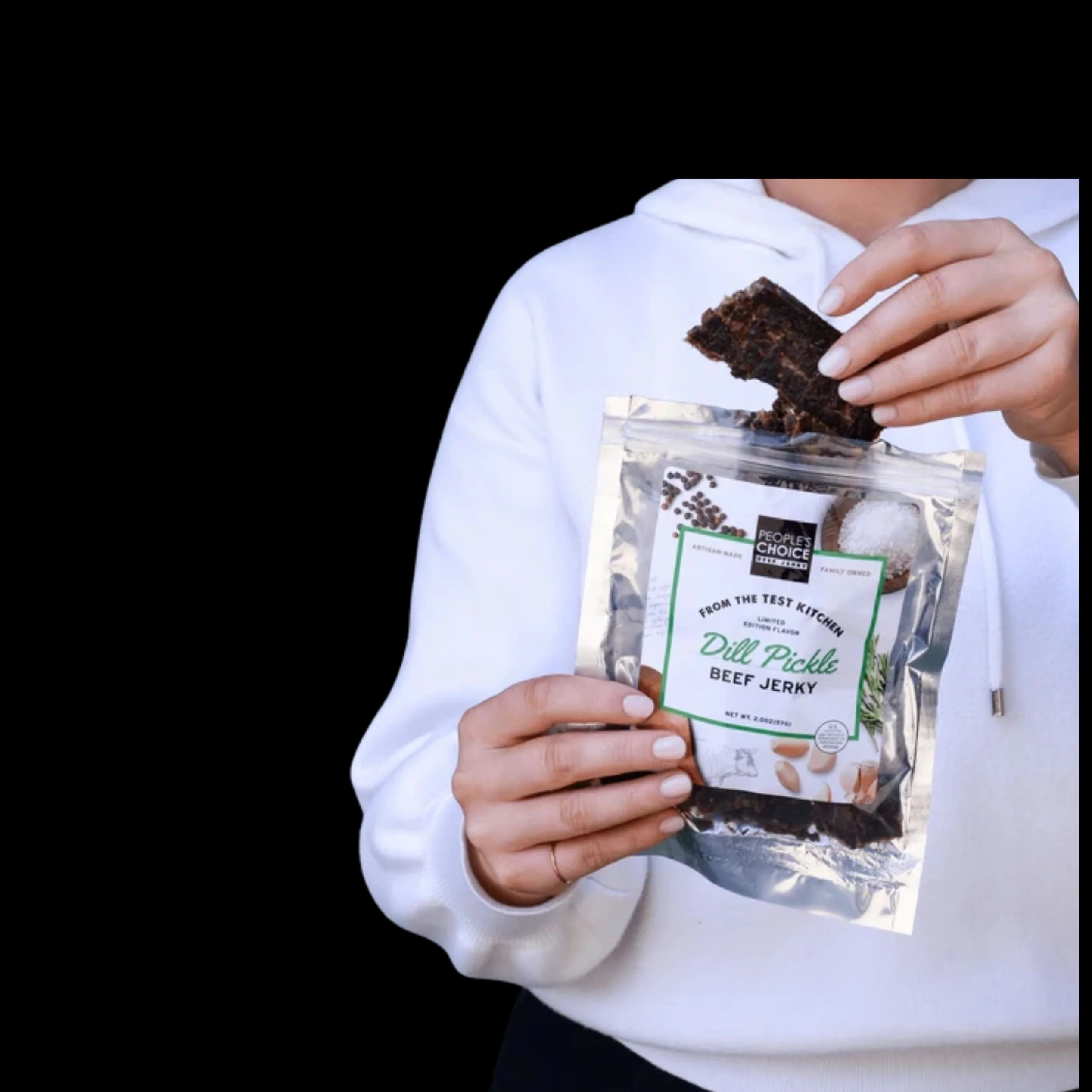 People's Choice - Dill Pickle Beef Jerky 2.0oz - Image 2