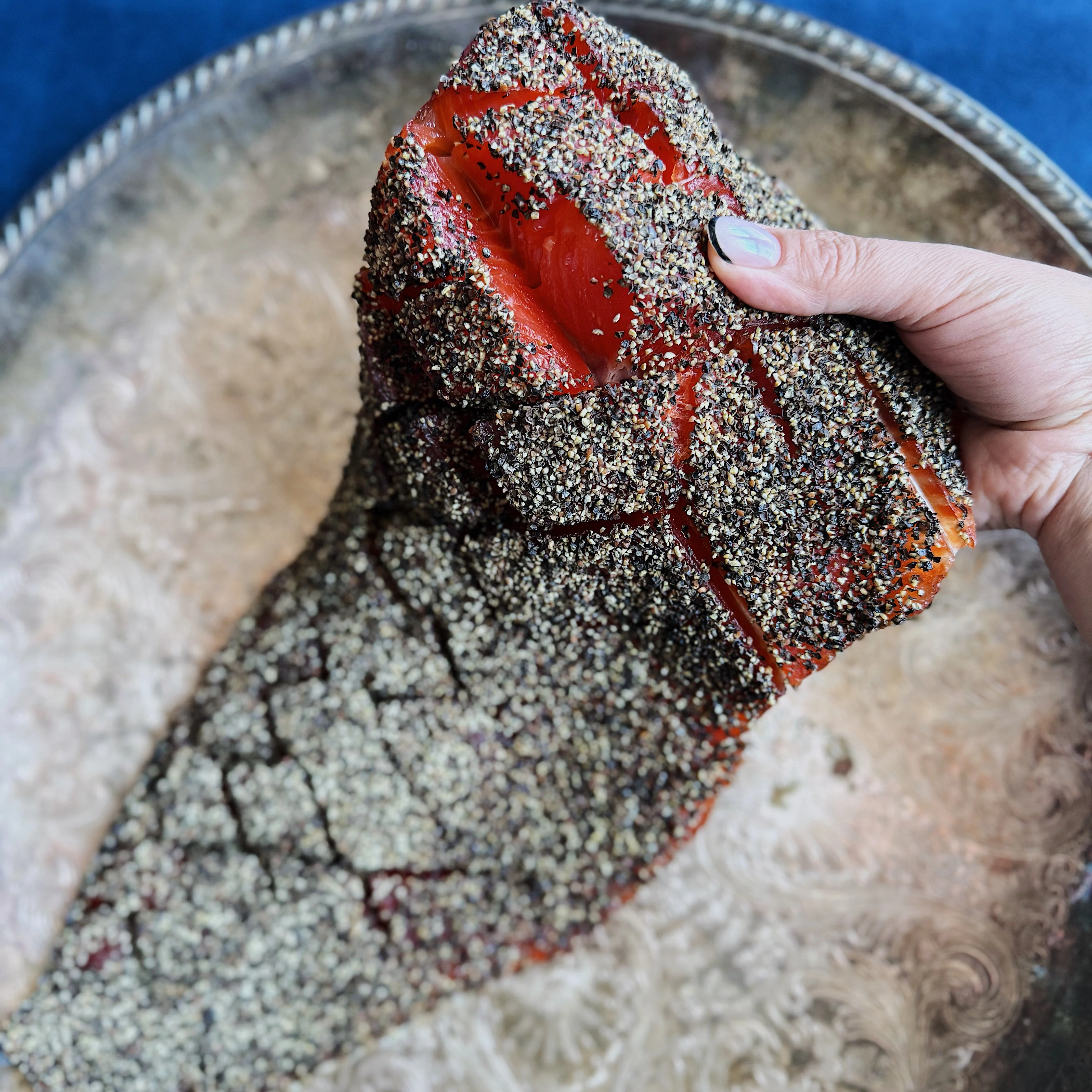 Black Pepper Yukola Cold Smoked Steelhead - Image 7